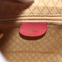 Gucci Vintage Bamboo Backpack Suede
