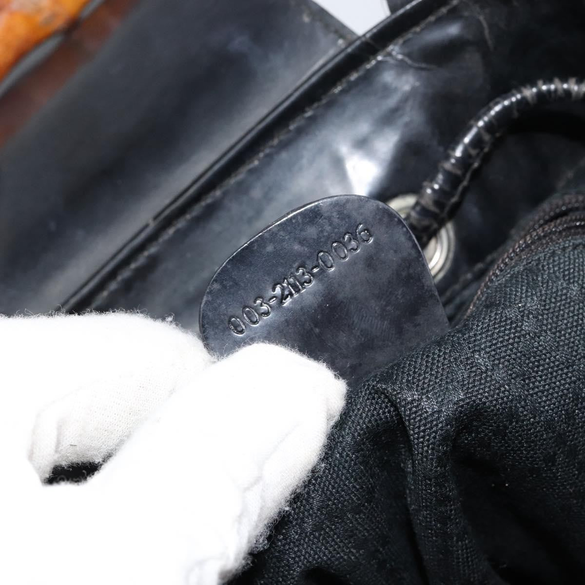 Gucci Vintage Bamboo Sling Backpack Nylon