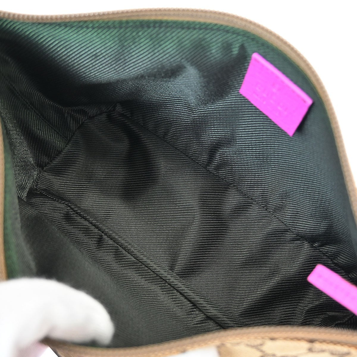 Gucci Vintage Boat Pochette GG Canvas