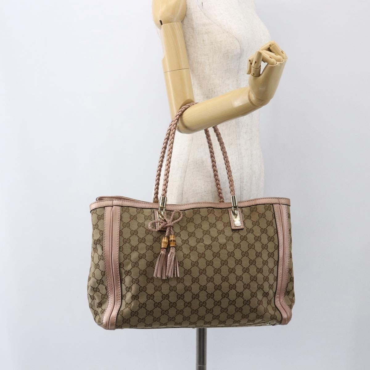 Gucci Bella Tote GG Canvas with Leather