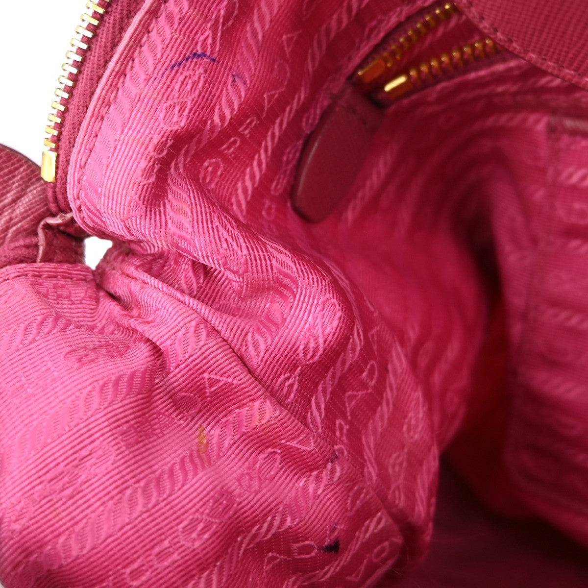 Prada Convertible Flap Tote Tessuto and Saffiano Leather