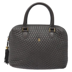 Bally Vintage Handbag Quilted Leather