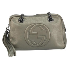 Gucci Soho Chain Zip Shoulder Bag Leather