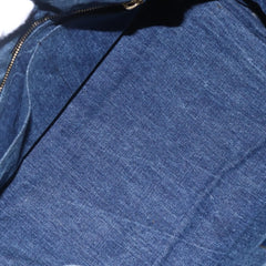 Prada Canapa Open Tote Denim