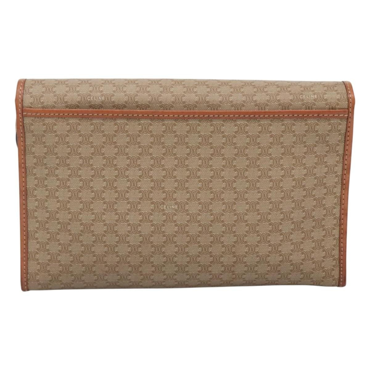 Celine Macadam Shoulder Bag PVC Leather