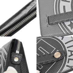 Fendi logo zip pouch FF Printed Leathear