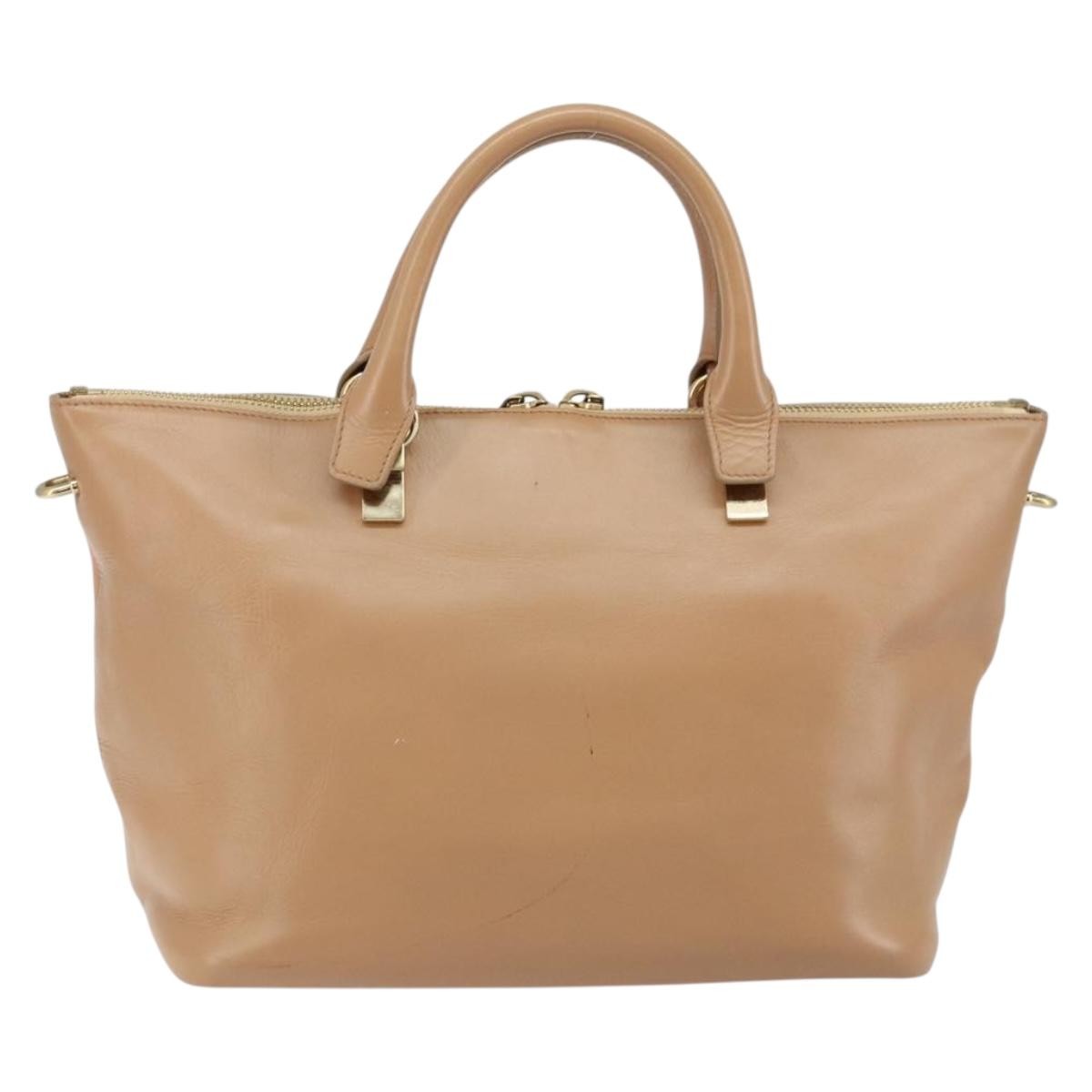 Chloe Bicolor Baylee Satchel Leather