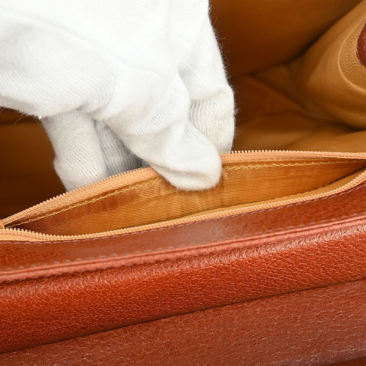 Gucci Lady Lock Bamboo Top Handle Bag Leather