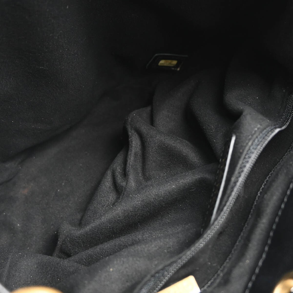 Chanel Deauville Drawstring Bucket Bag Studded Caviar