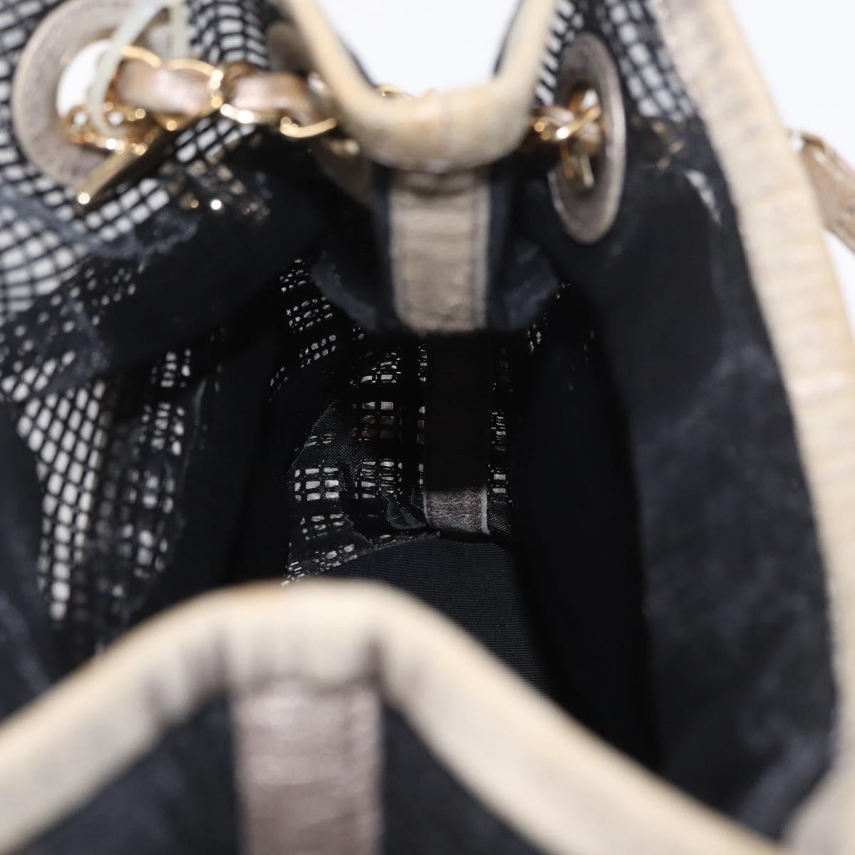 Chanel Chain Bucket Bag Mesh and Leather
