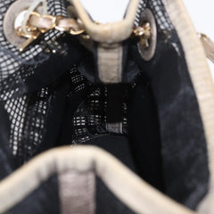 Chanel Chain Bucket Bag Mesh and Leather