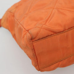 Prada Chain Shoulder Bag Quilted Tessuto