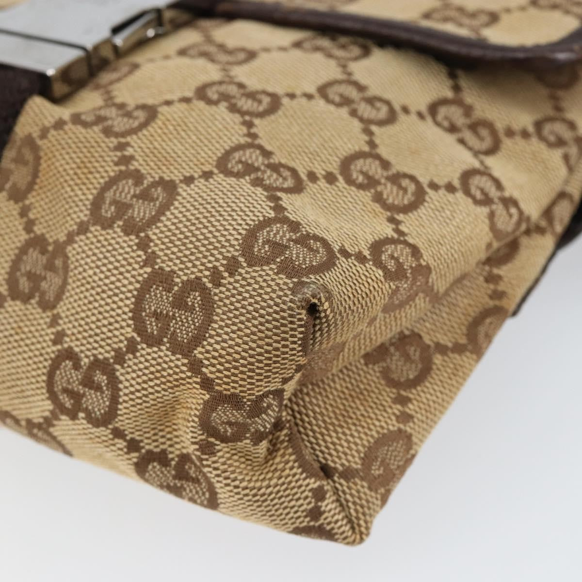 Gucci Buckle Belt Bag GG Canvas