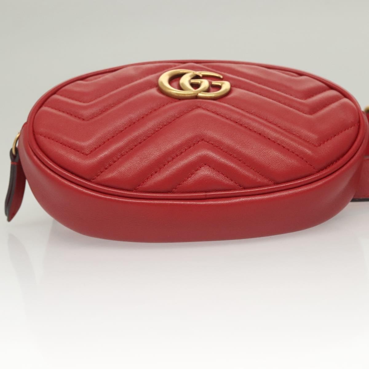 Gucci GG Marmont Belt Bag Matelasse Leather