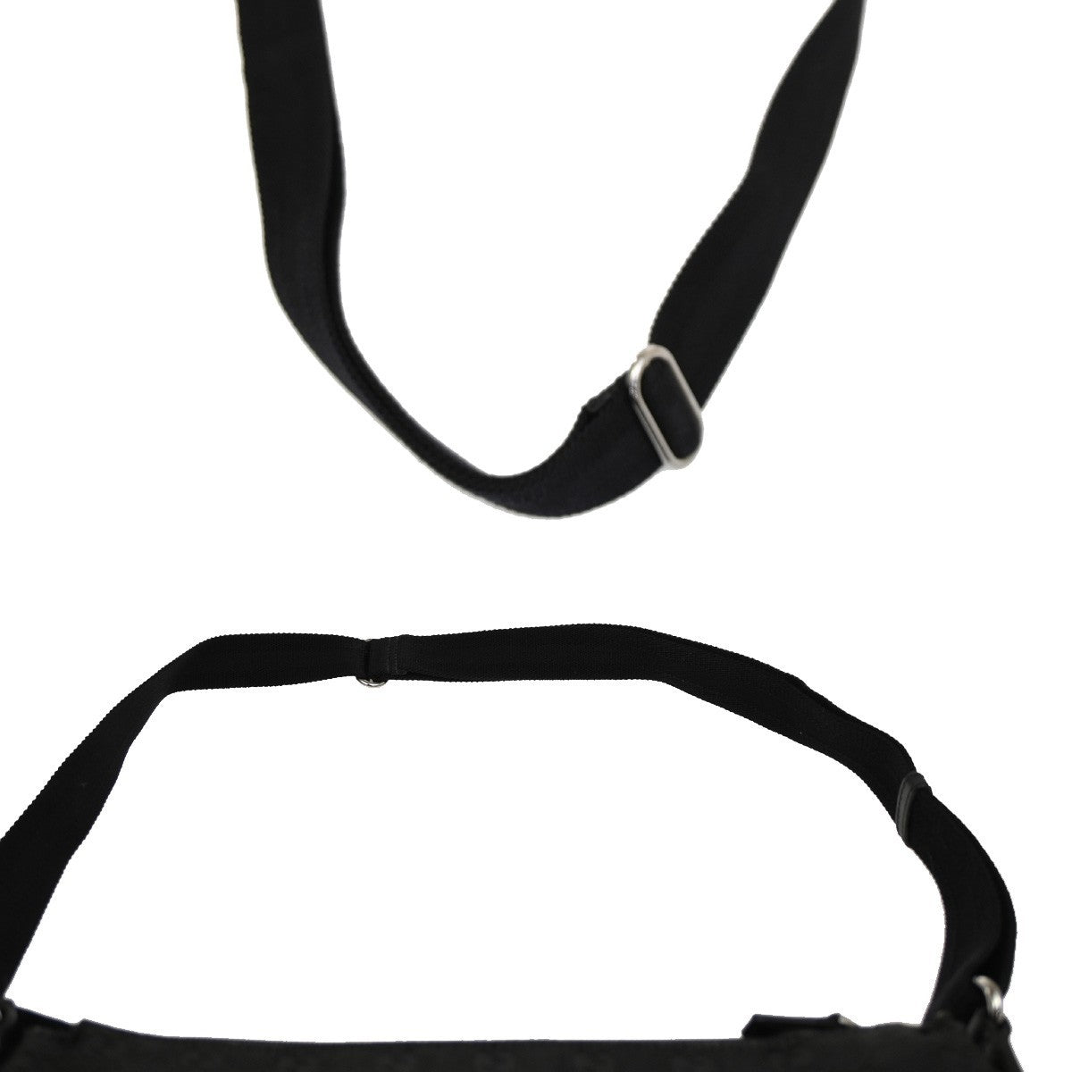 Gucci Zip Messenger Bag GG Canvas with Perforated Leather