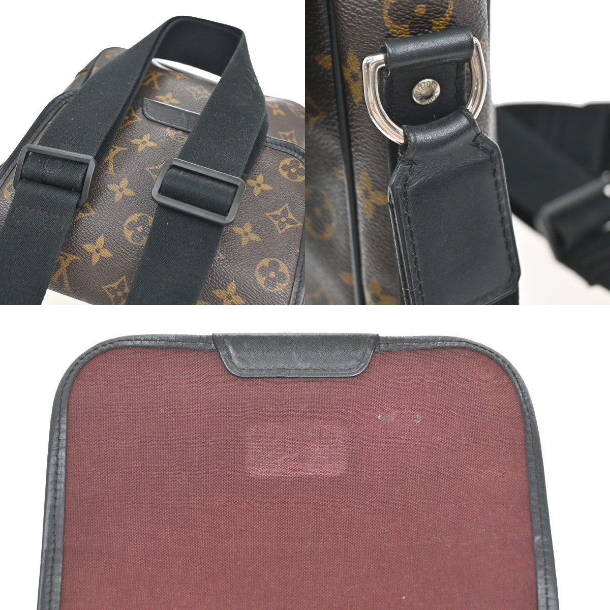 Louis Vuitton Bass Messenger Bag Macassar Monogram Canvas