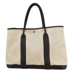 Hermes Garden Party Tote Canvas and Leather