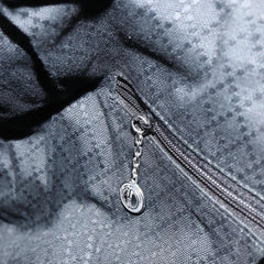 Gucci Vintage Bamboo Handle Open Hobo Nylon