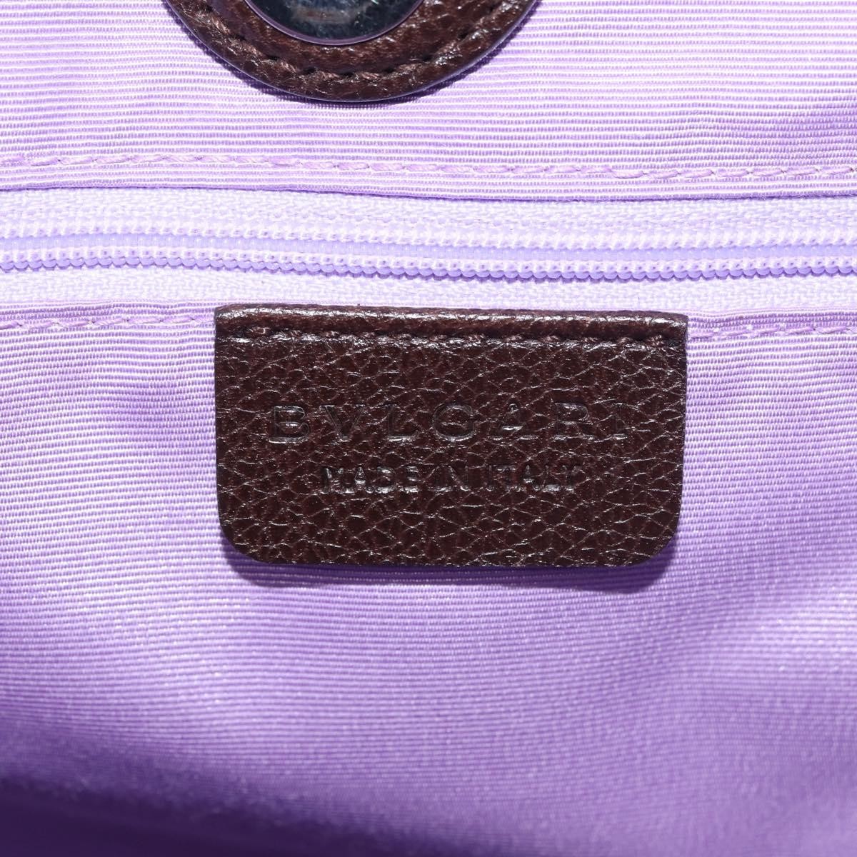 Bvlgari B.Zero1 Logomania Bag Canvas with Leather