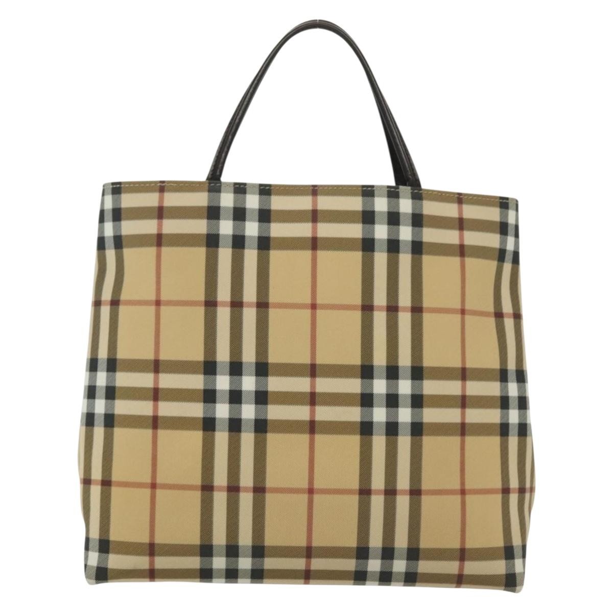 Burberry Nova Check Tote canvas check pattern