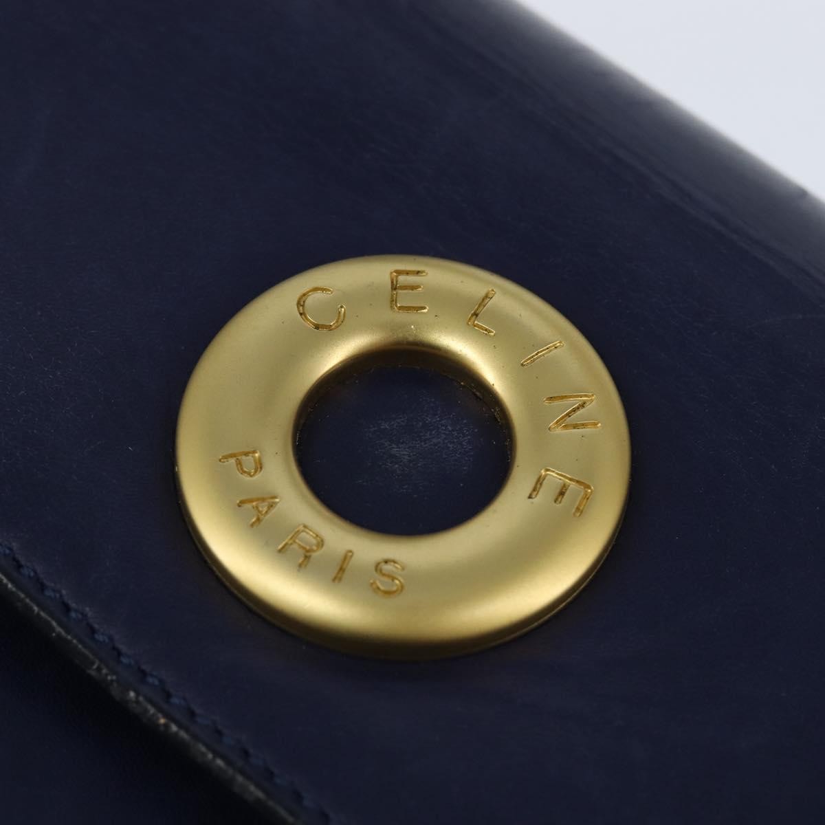 Celine Circle Logo Handbag Leather