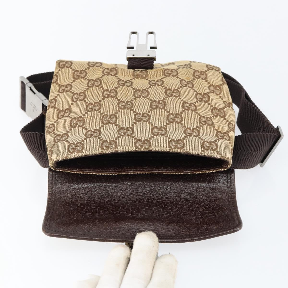 Gucci Buckle Belt Bag GG Canvas