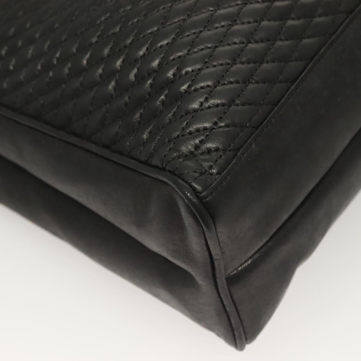 Bally Vintage Tote Bag Quilted Leather