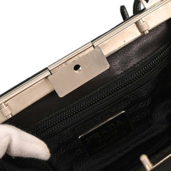 Prada Double Zip Crossbody Bag Tessuto