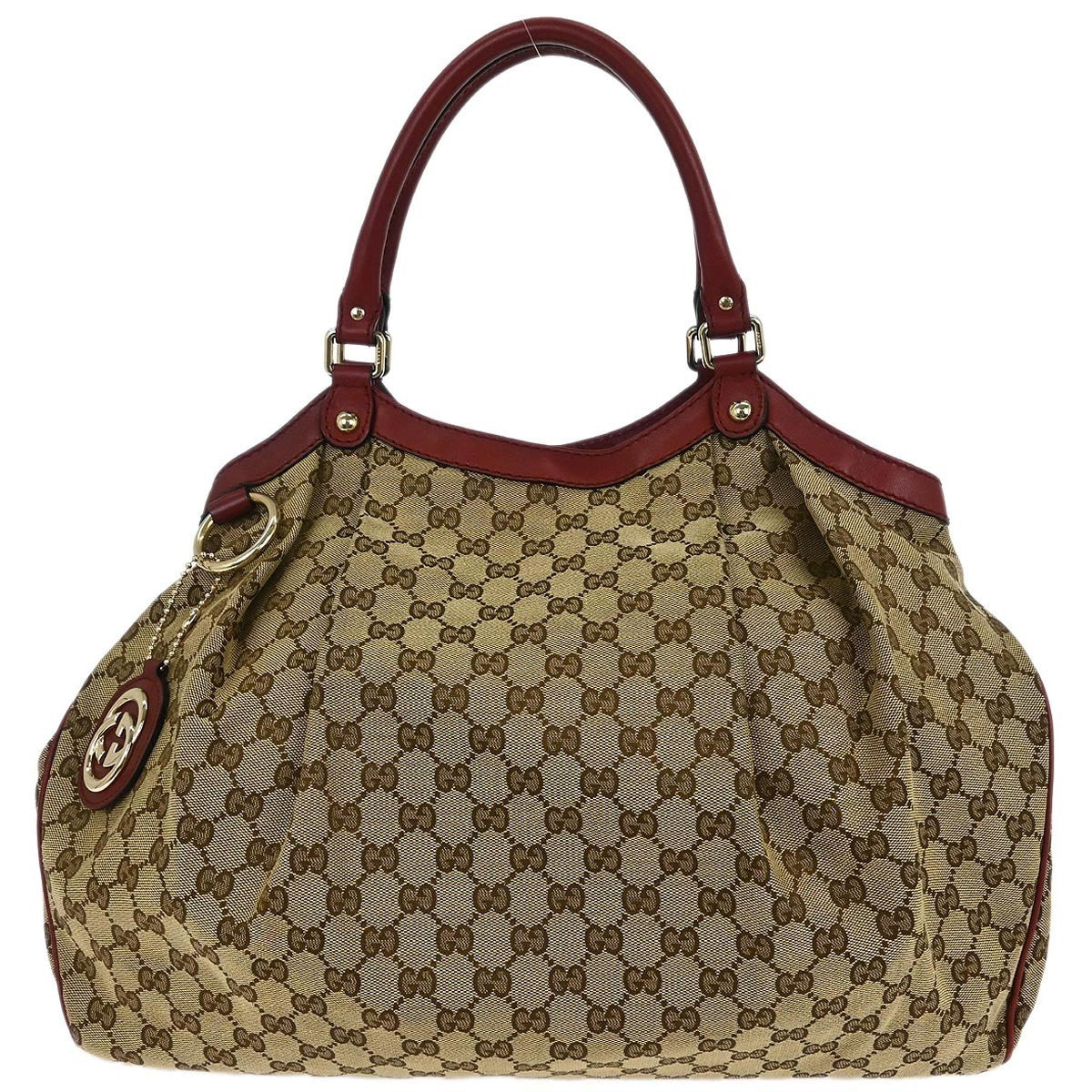 Gucci Sukey Tote GG Canvas with Leather