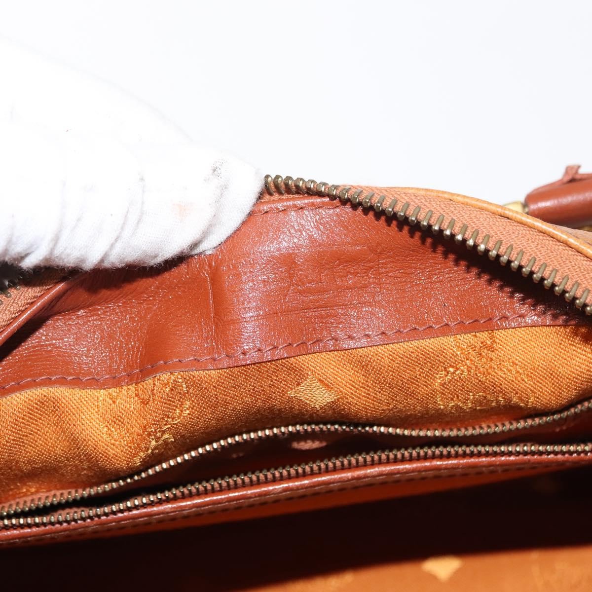 MCM Visetos logogramme Handbag Canvas and Leather