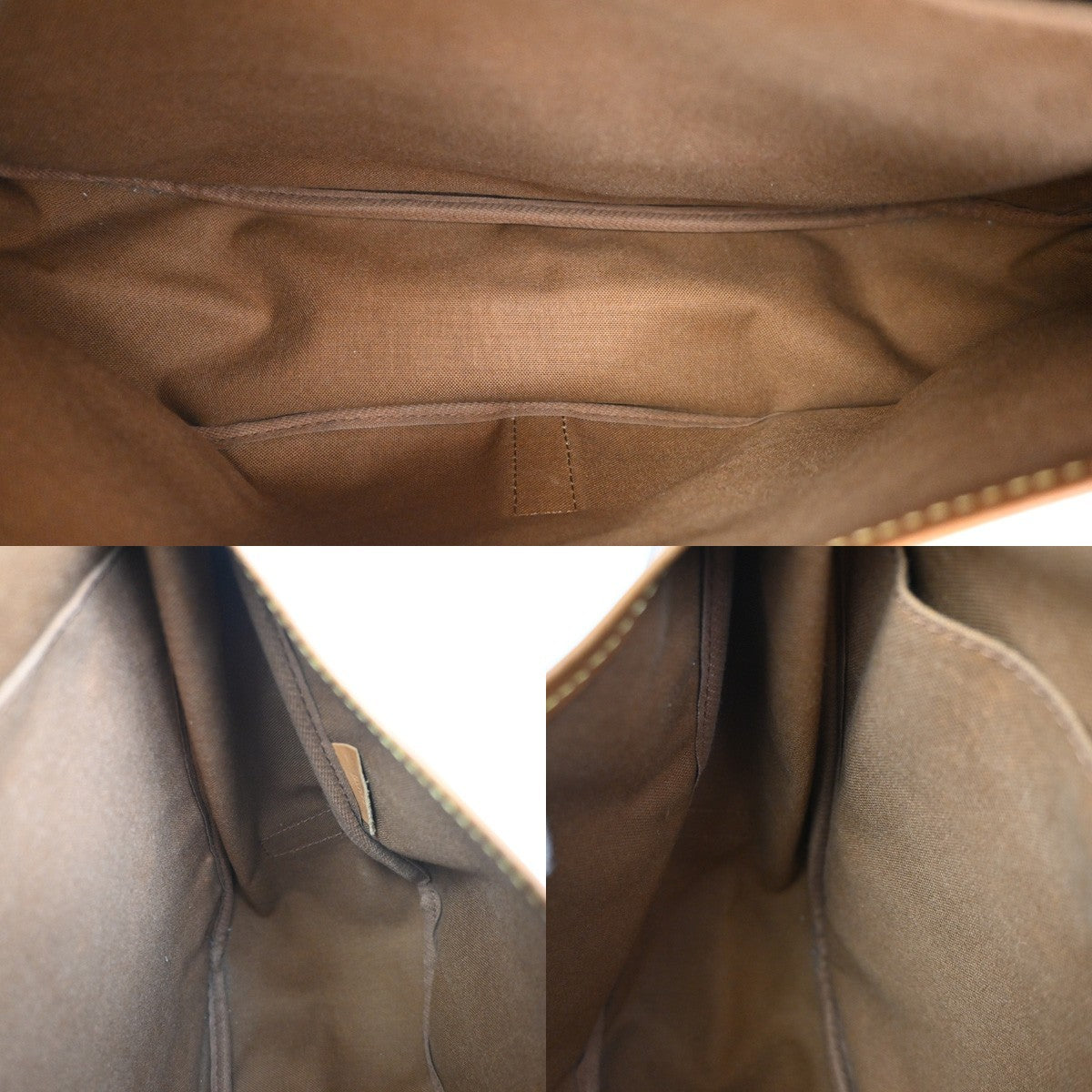 Louis Vuitton Saumur Handbag Monogram Canvas