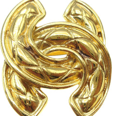 Chanel CC Clip-On Earrings Metal
