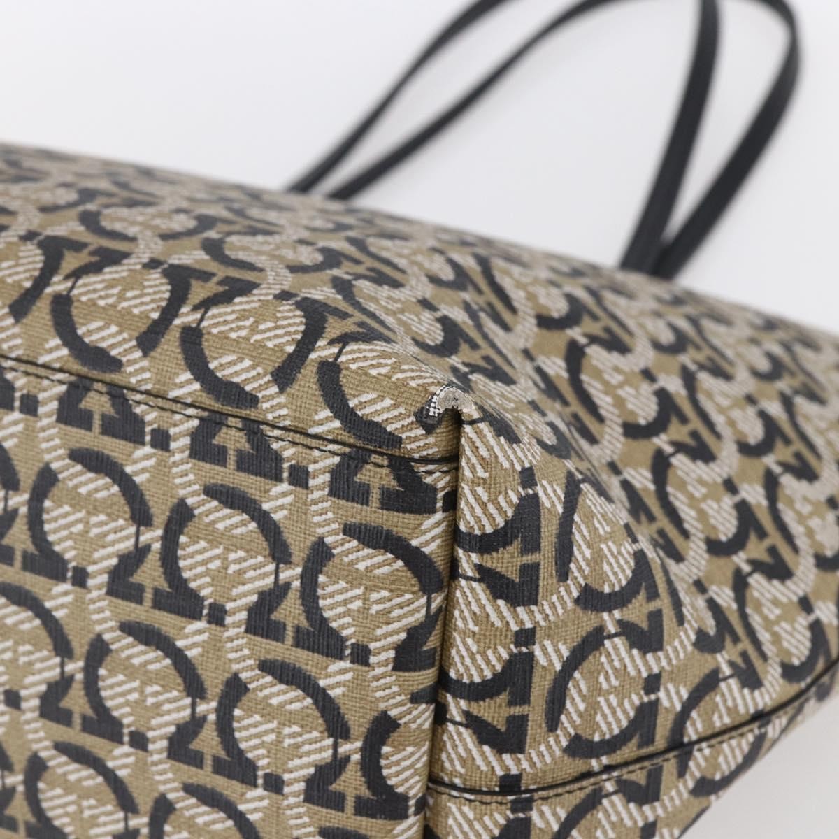 Salvatore Ferragamo Gancini Travel Tote Gancini Jacquard