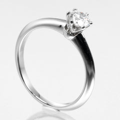 Tiffany & Co. Tiffany Setting Solitaire Ring Platinum with RBC Diamond
