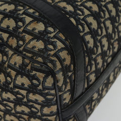 Christian Dior Vintage Trotter Boston Bag Diorissimo Canvas