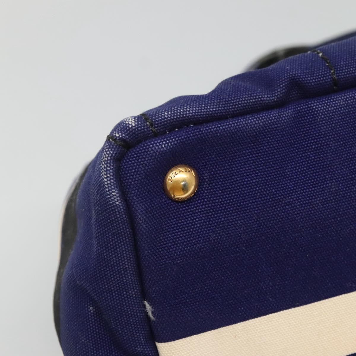 Prada Canapa Open Tote Canvas