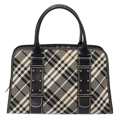 Burberry Belted handle handbag Nova check canvas