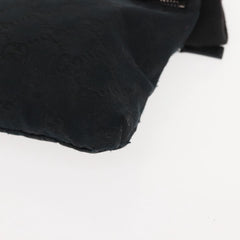 Gucci Vintage Double Belt Bag GG Canvas with Leather