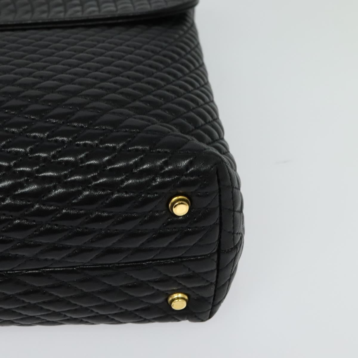 Bally Vintage Handbag Quilted Leather