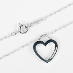 Tiffany & Co. Sentimental Heart Necklace Silver 925