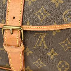 Louis Vuitton Saumur Handbag Monogram Canvas