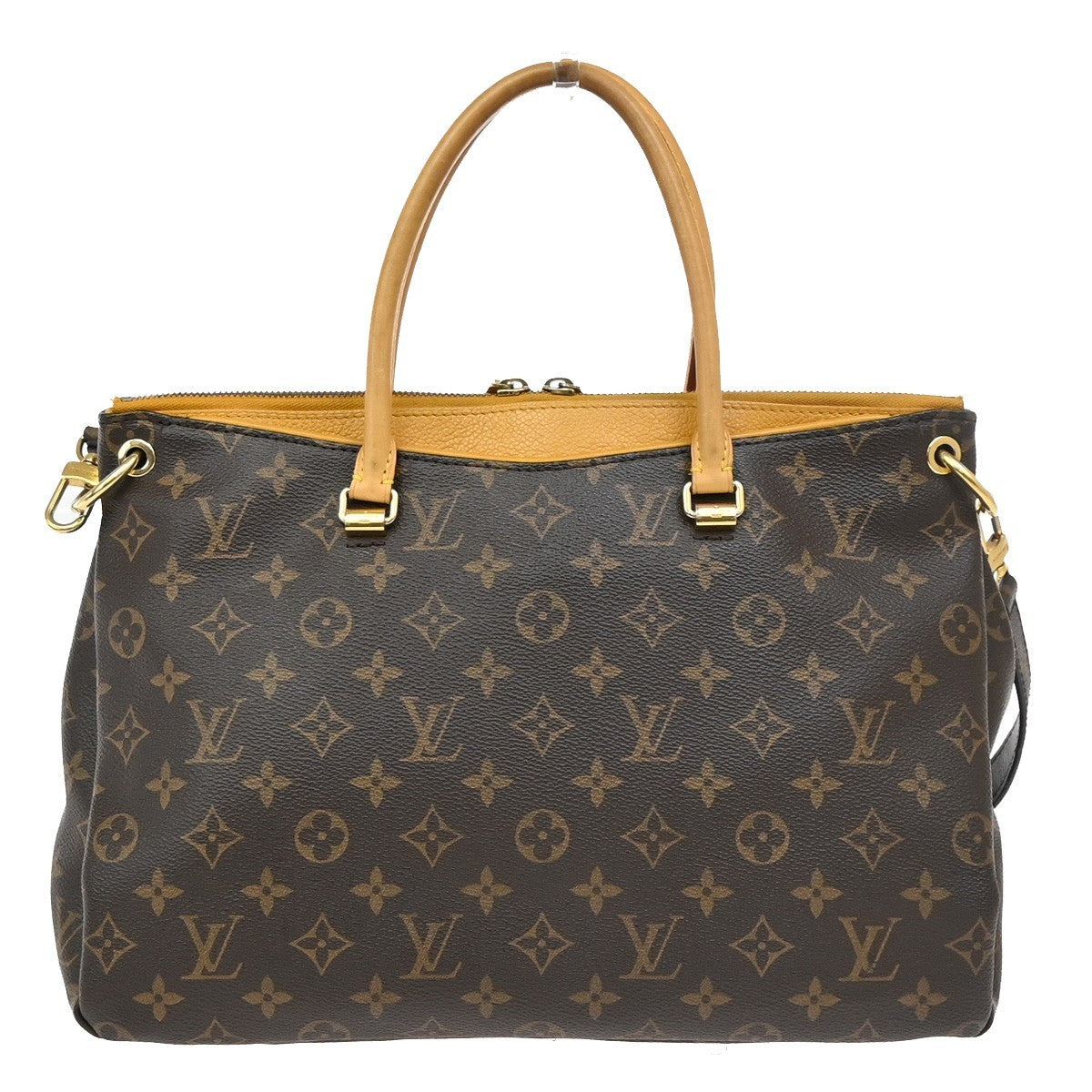 Louis Vuitton Pallas Tote Monogram Canvas with Leather
