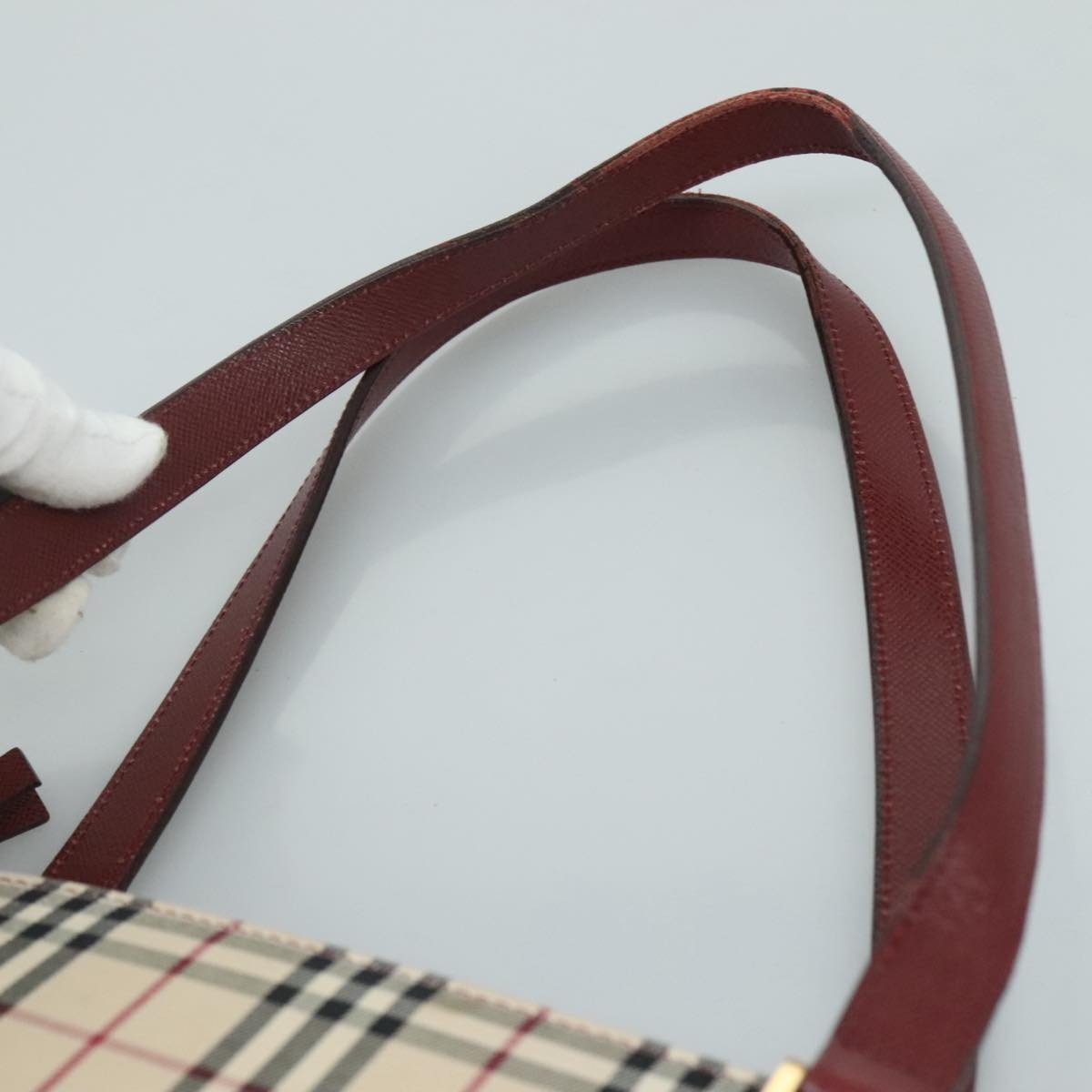 Burberry Nova Check Tote canvas check pattern