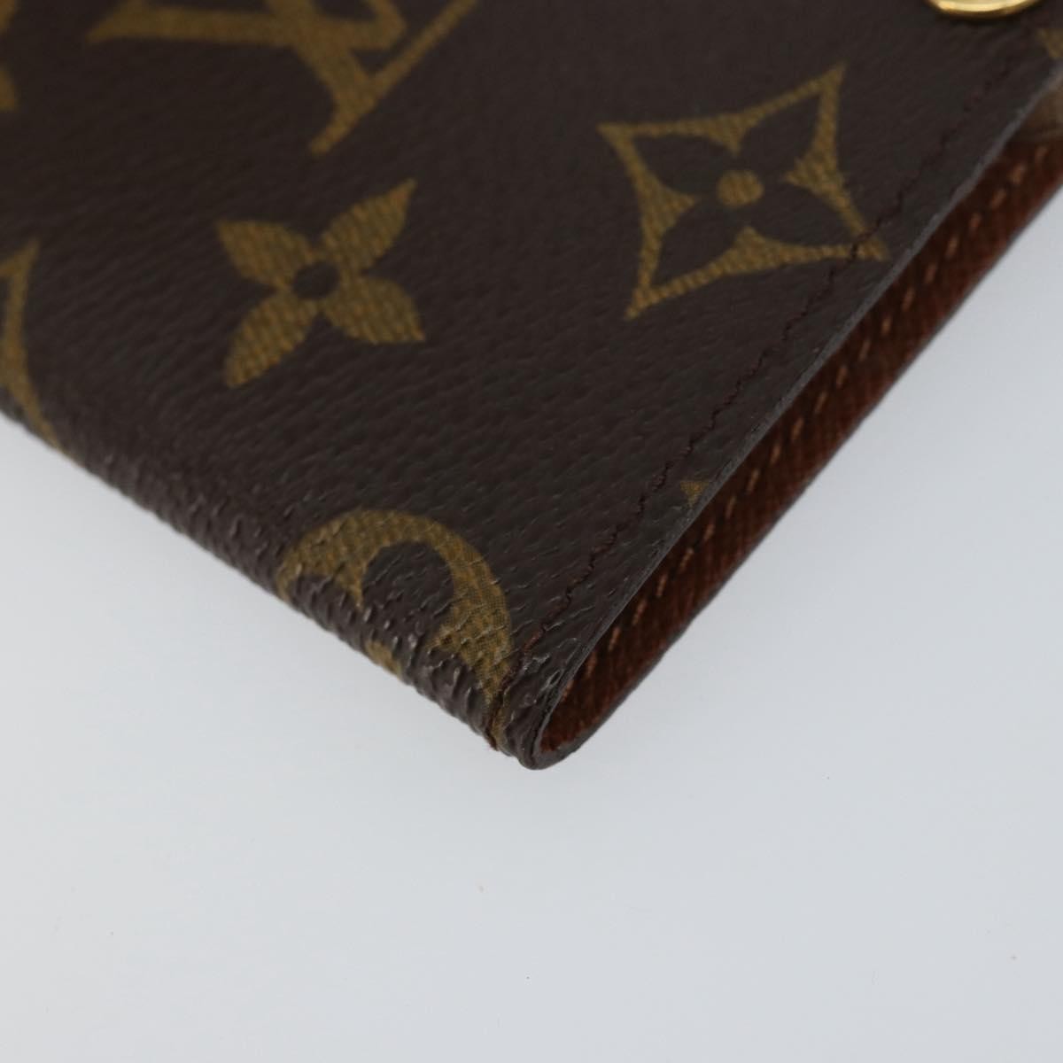 Louis Vuitton Porte Cartes Pression Card Case Monogram Canvas