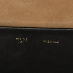 Celine Bicolor Drawstring Cabas Tote Leather