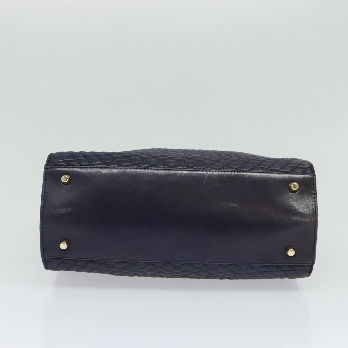 Bally Vintage Flap Handbag Quilted Leather