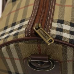 Burberry Nova check boston bag Canvas