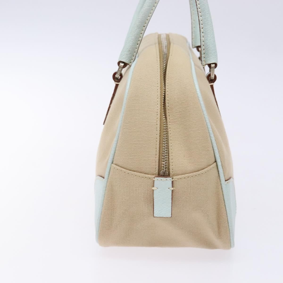 Prada Bauletto Bag Canvas with Leather