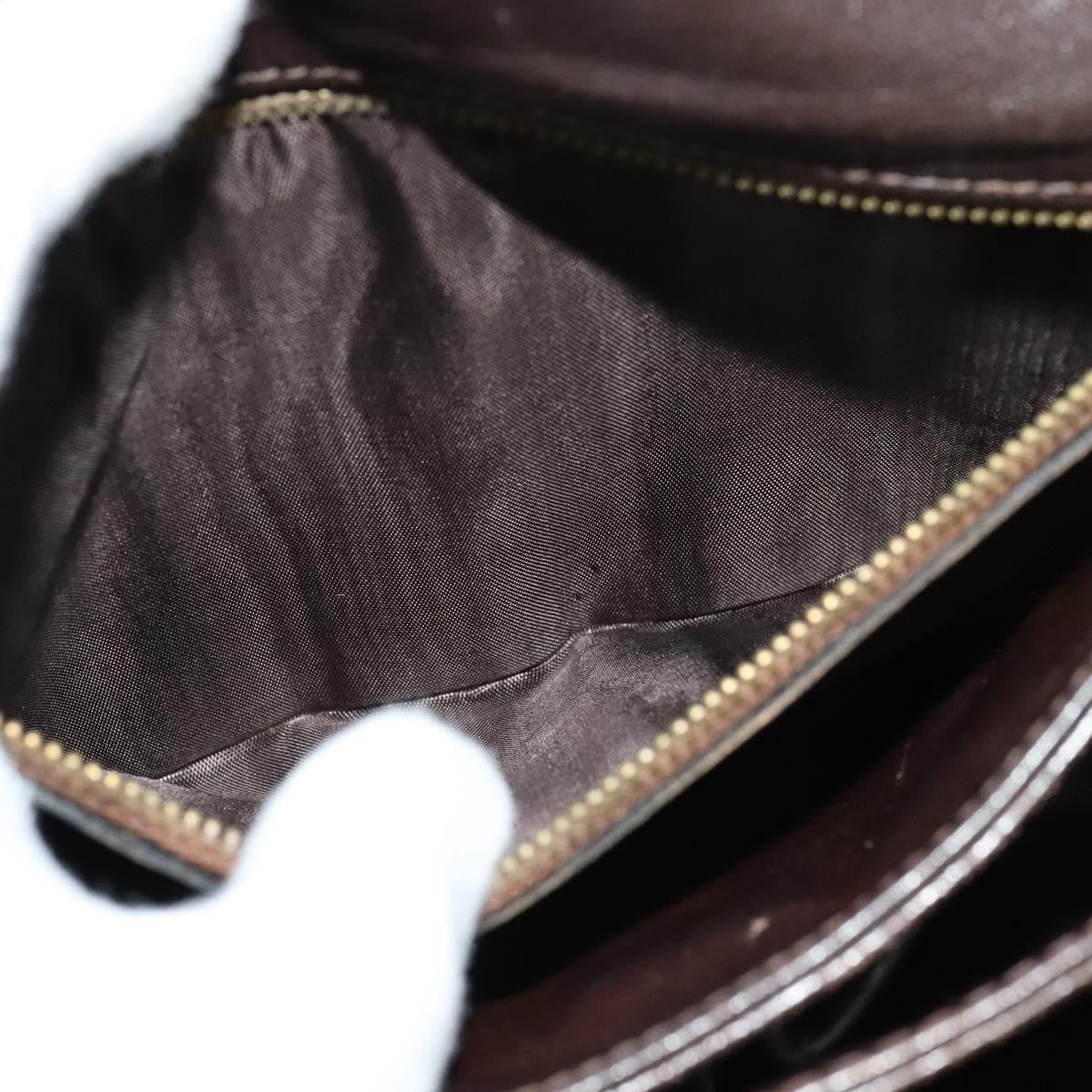 Celine C Sulky Shoulder bag Canvas and Leather