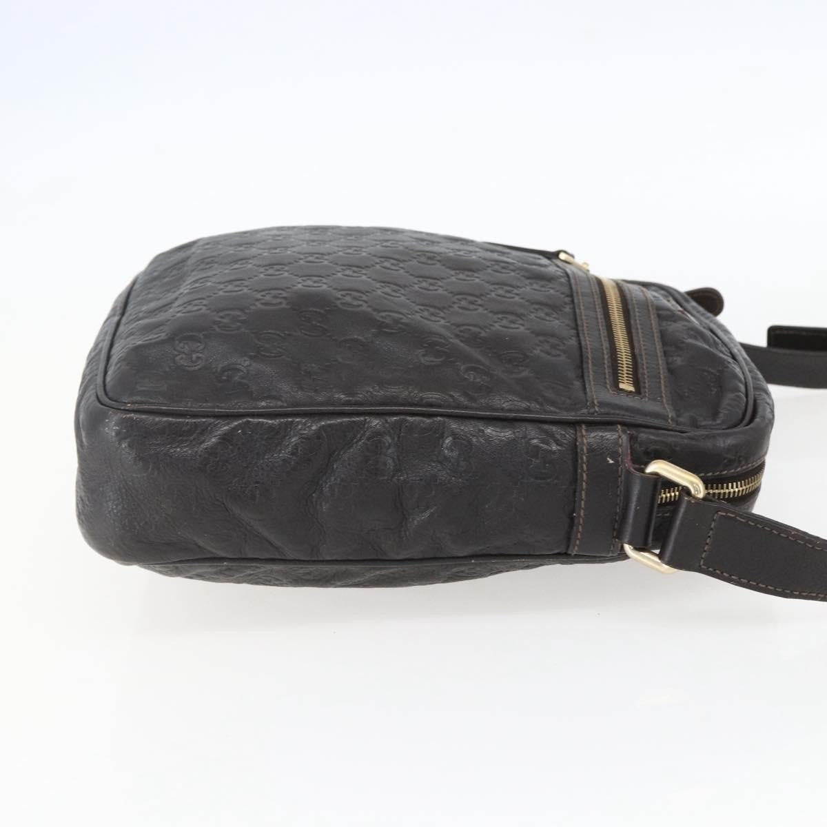 Gucci Front Zip Messenger Guccissima Leather